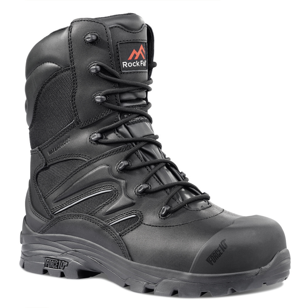 Rock Fall RF4500 Titanium High Leg Boot - Black - 03