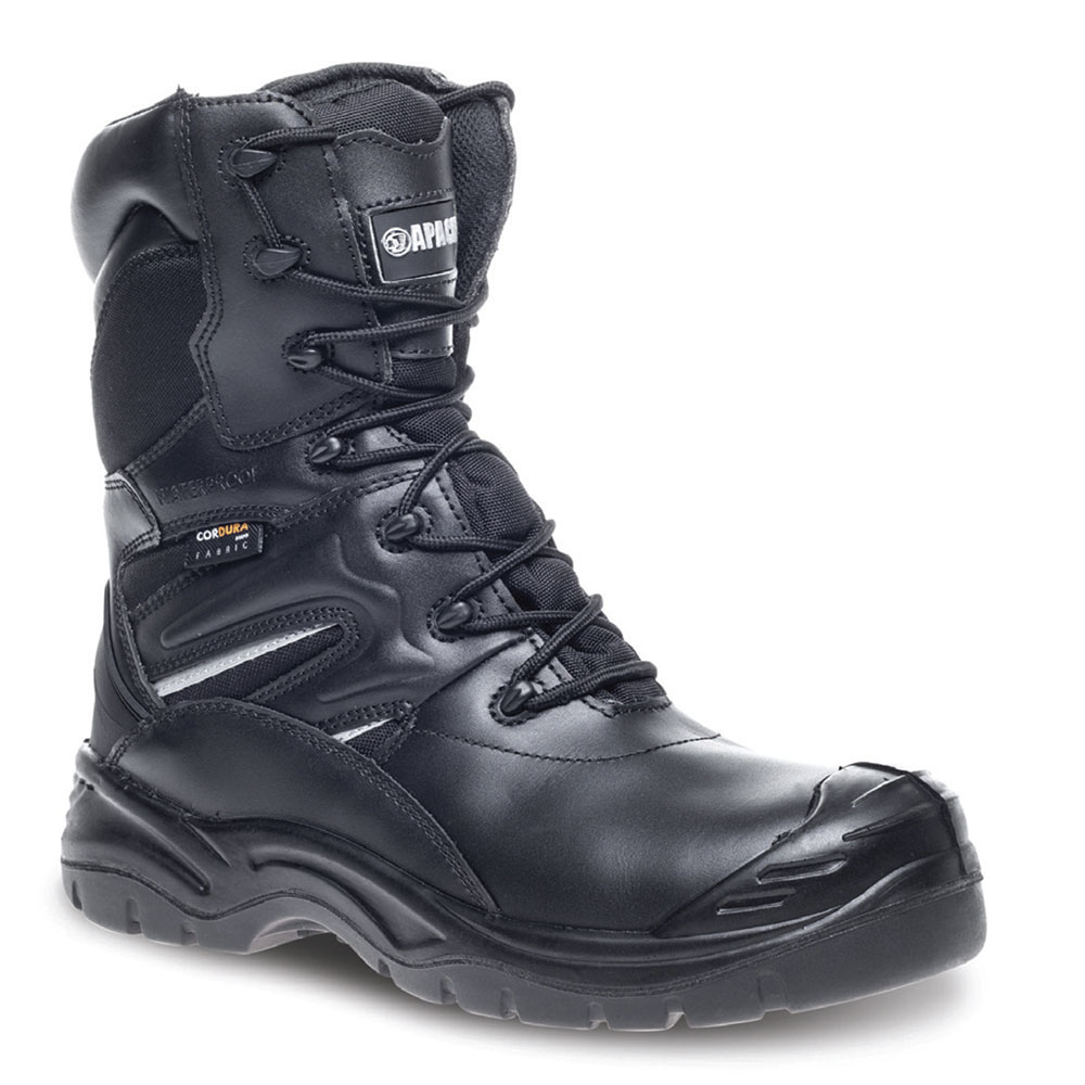 Apache Combat Waterproof High Leg Boot - Black - 05