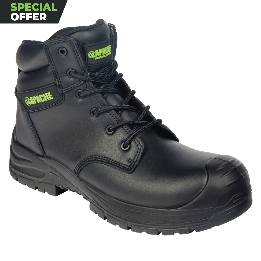 Apache Edmonton S3 Waterproof Boot - Black - 05