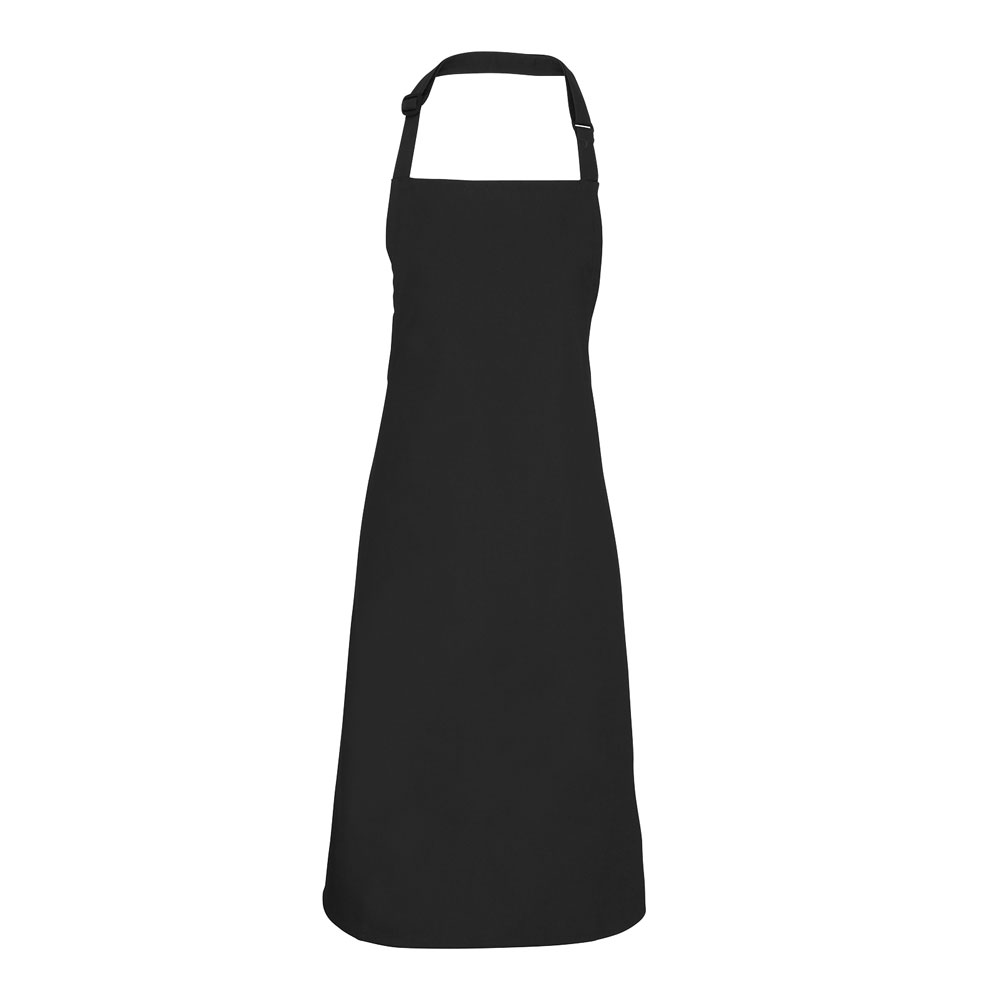 Premier PR150 Colours Bib Apron - Black