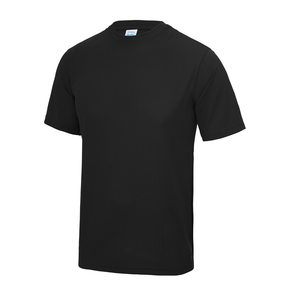 AWDis JC001 Men's Cool T-Shirt - Jet Black - XS