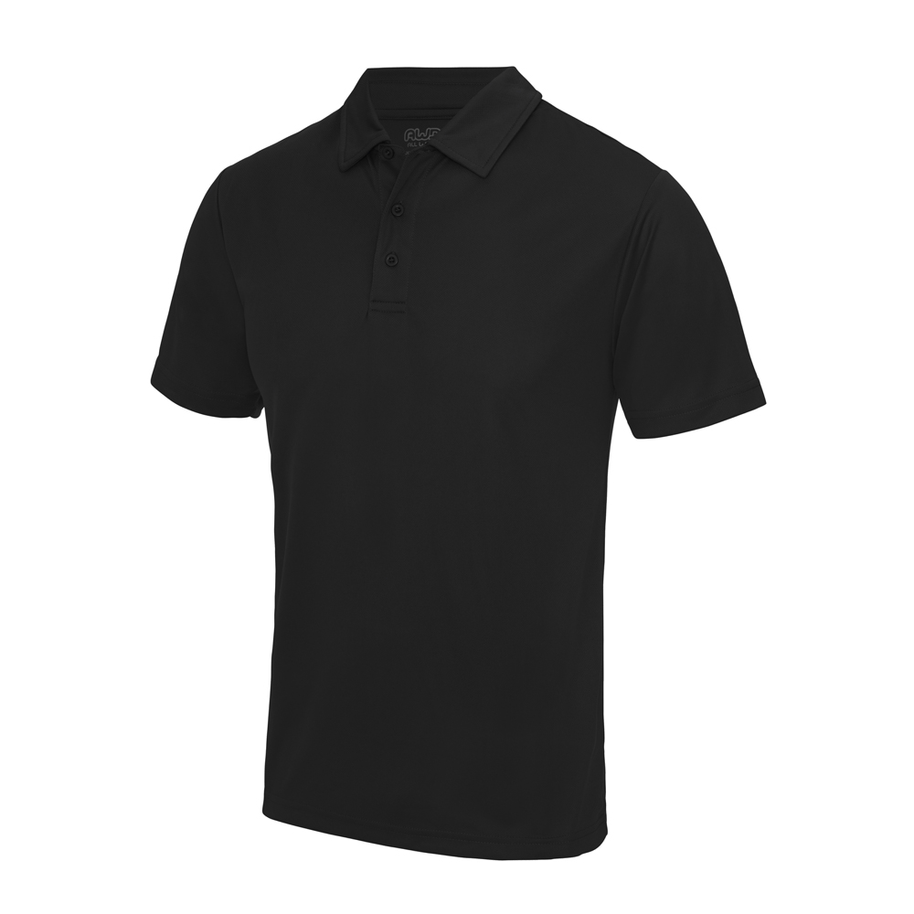 AWDis JC040 Cool Poloshirt - Jet Black - Small