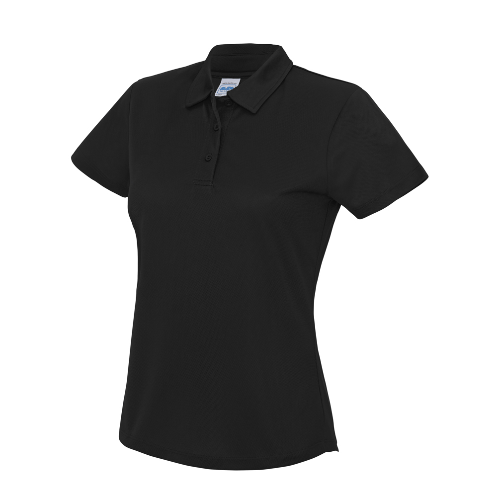 AWDis JC045 Women's Cool Poloshirt - Jet Black - 8