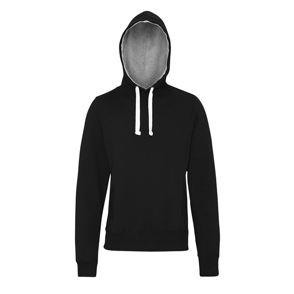 AWDis JH100 Chunky Hoodie - Jet Black - XS