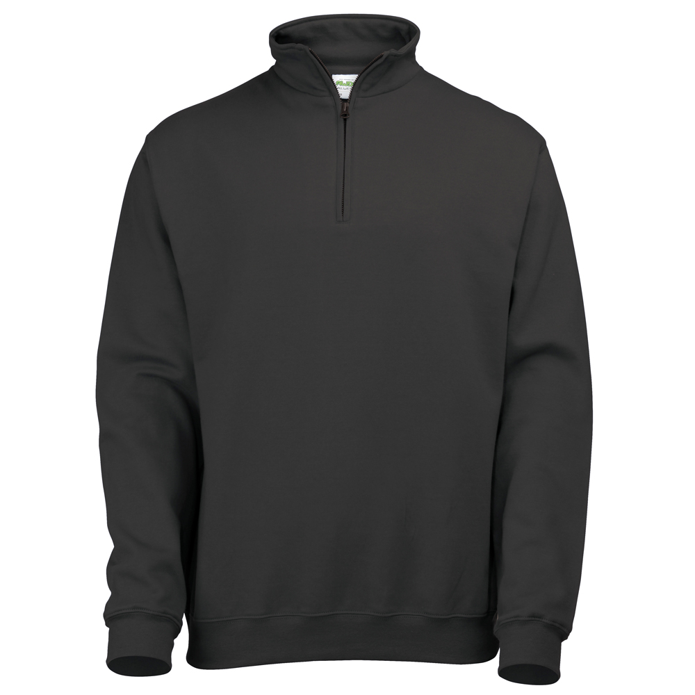 AWDis JH046 Sophomore  Zip Sweatshirt - Jet Black - Small