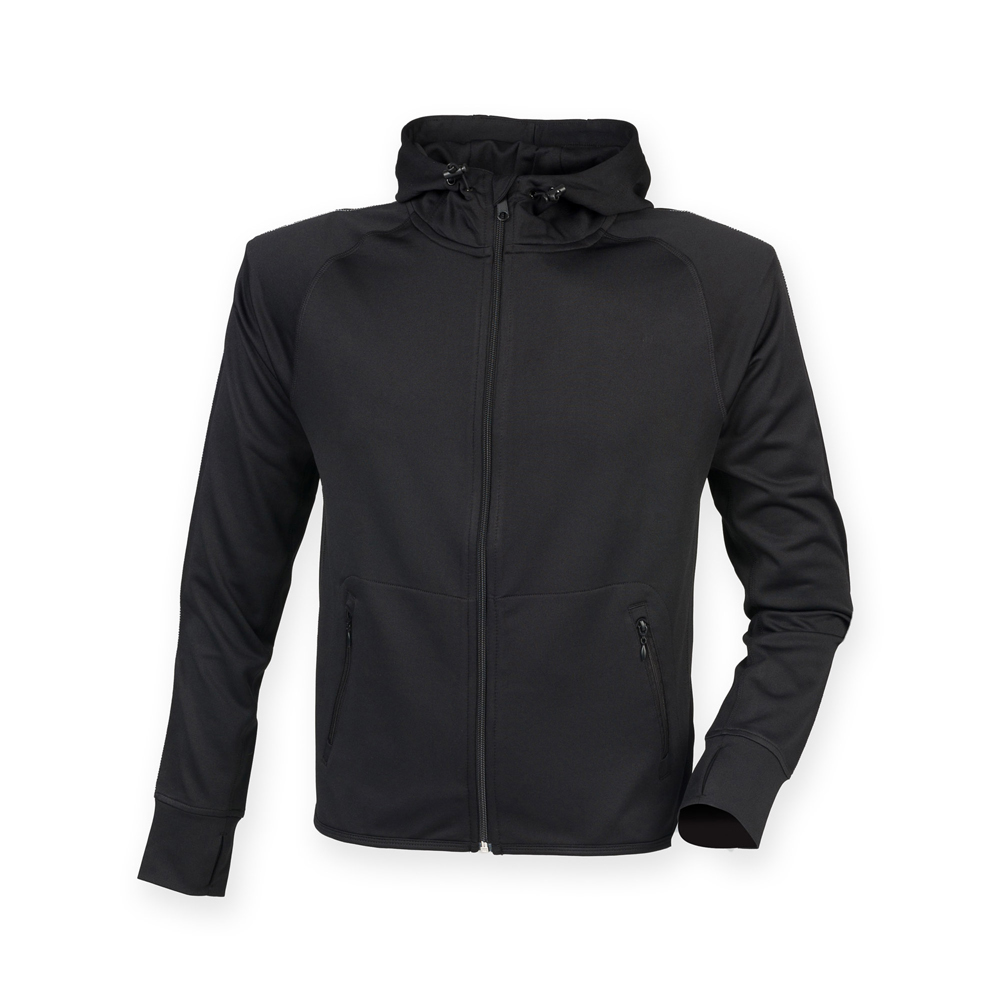 Tombo TL550 Running Hoodie - Black - XS