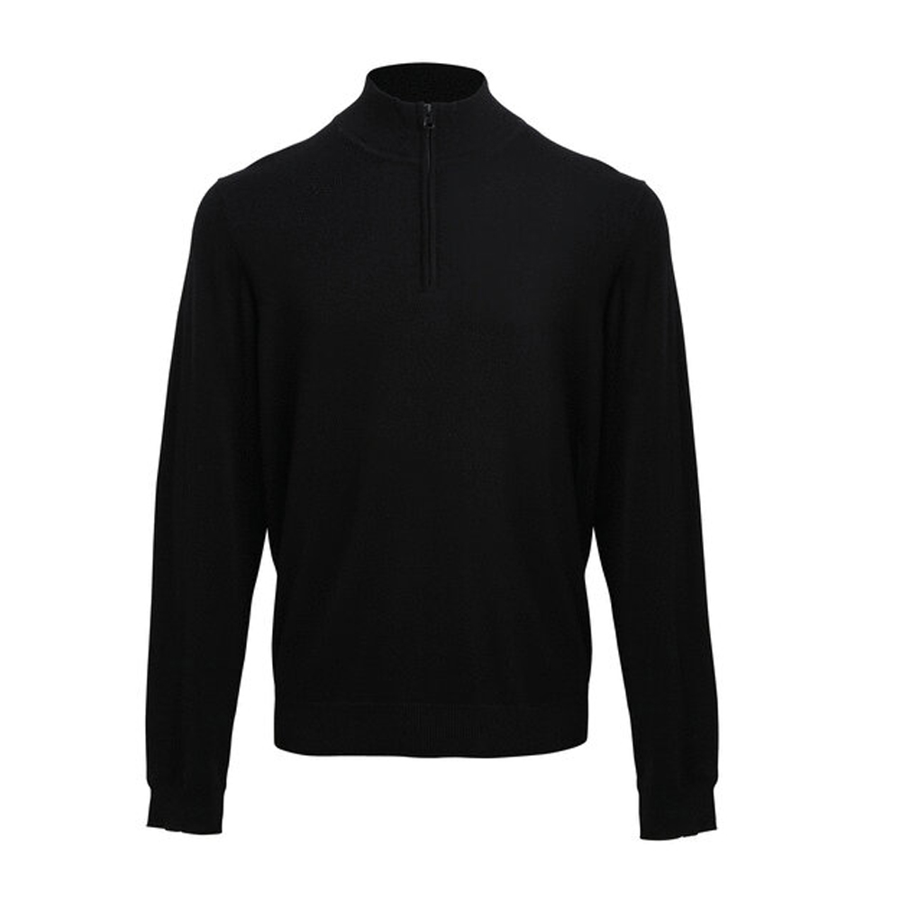 Premier PR695  zip Knitted Sweater - Black - XS