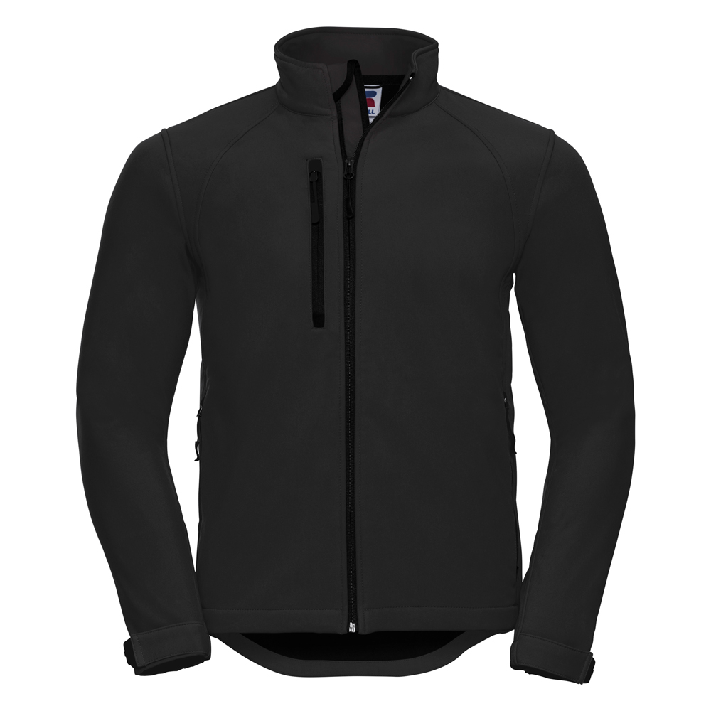 Russell J140M Softshell Jacket - Black - XS