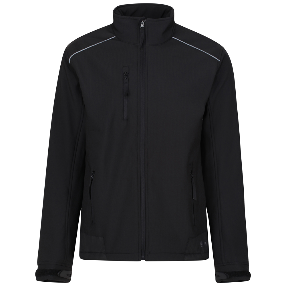 Regatta TRA651 Sandstorm Softshell - Black - Small