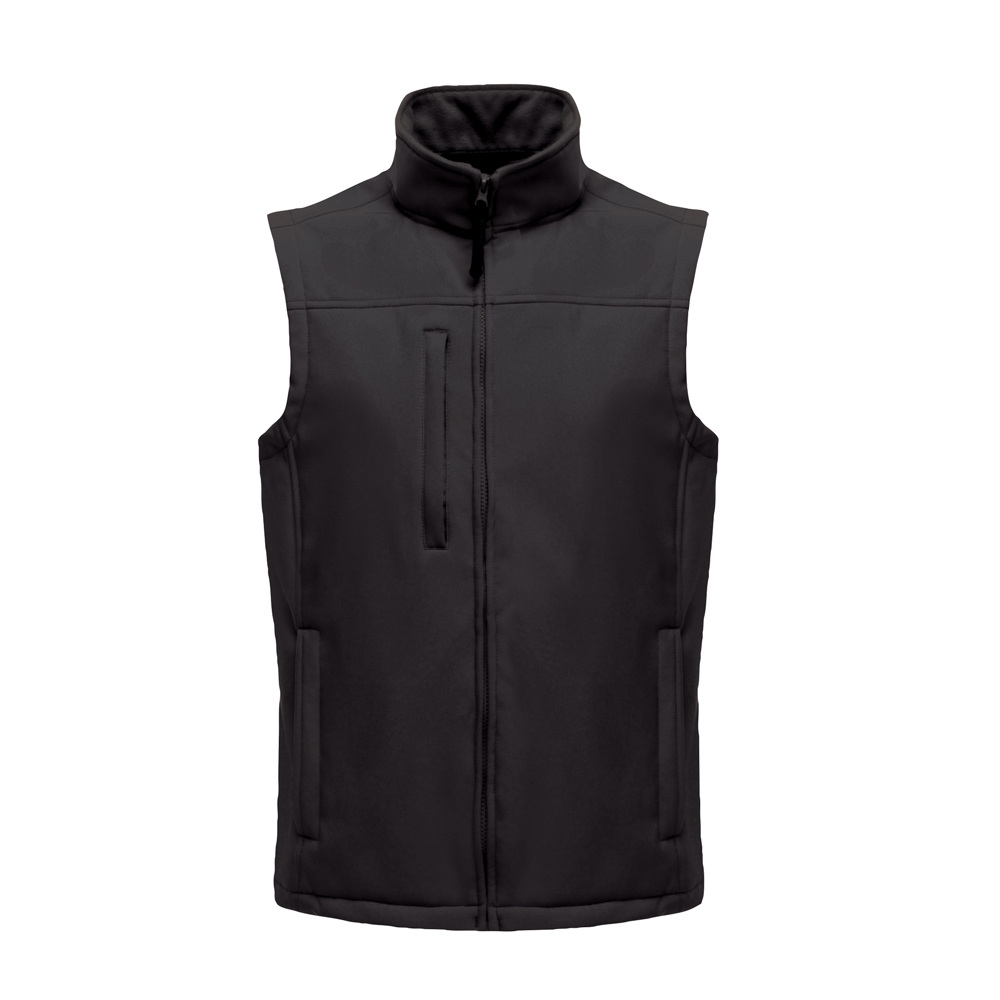 Regatta TRA788 Flux Softshell Bodywarmer - Black - XS