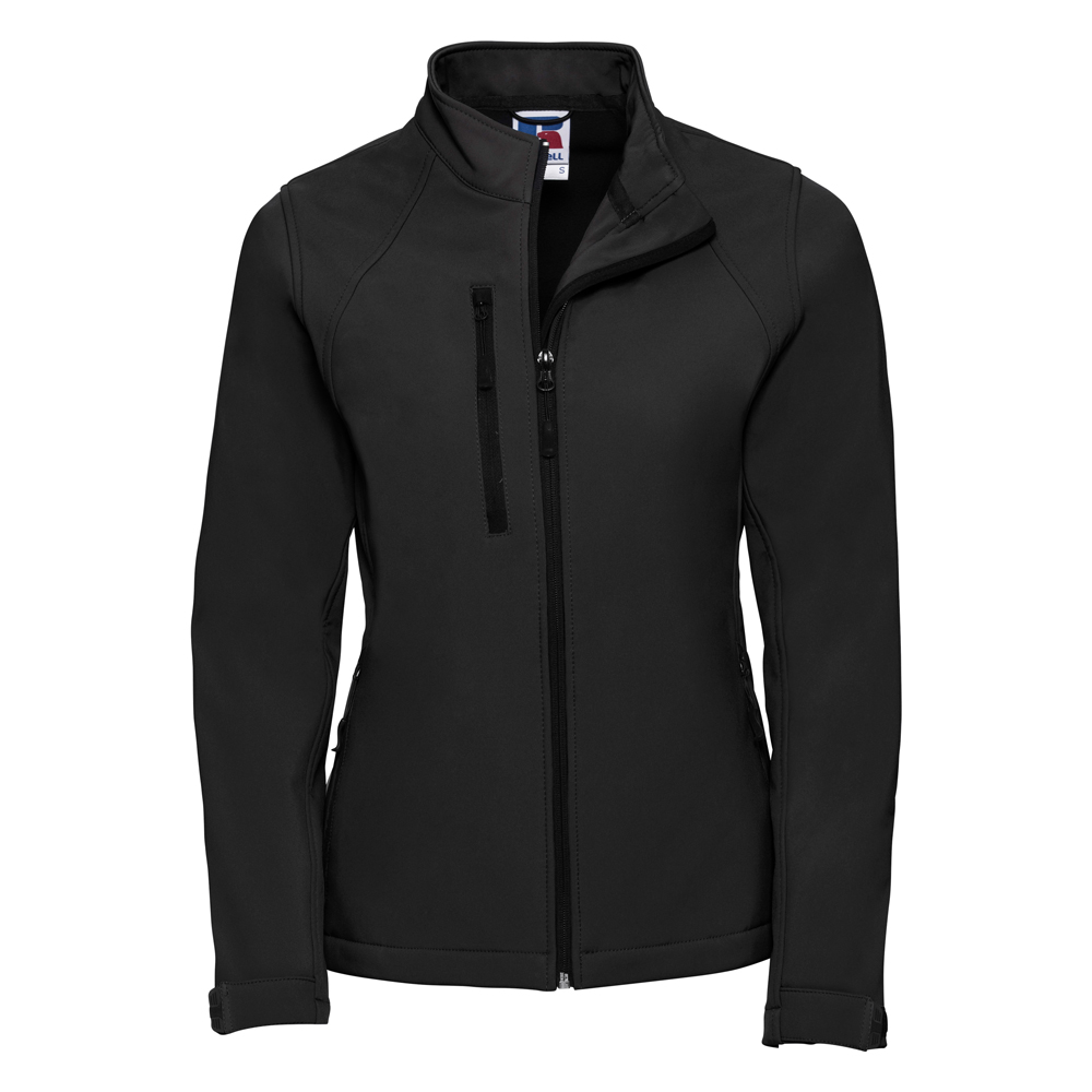 Russell J140F Women's Softshell Jacket - Black - 8