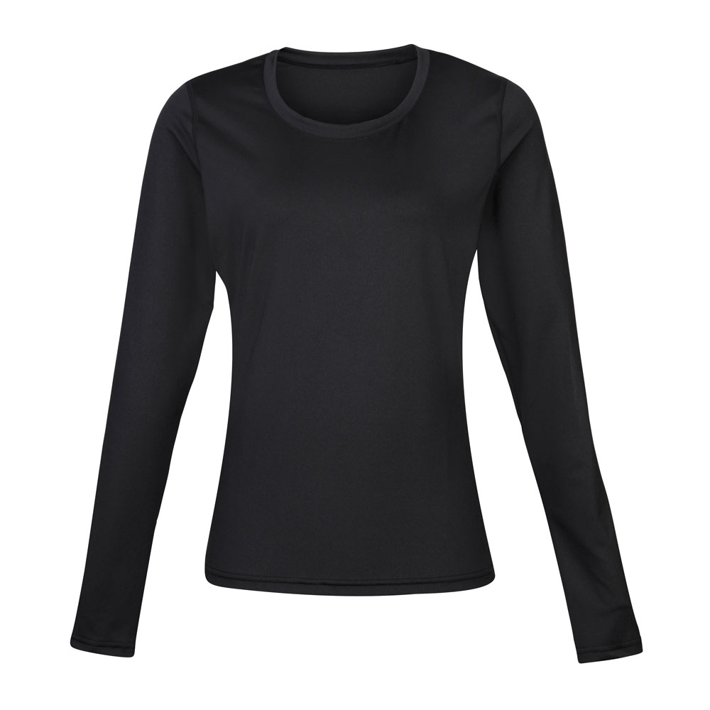 Rhino RH003 Women's Long Sleeve Baselayer - Black - 06