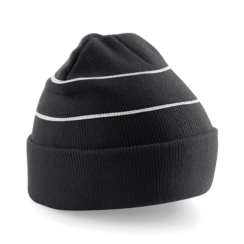 Beechfield BC042 Enhanced Viz Beanie - Black