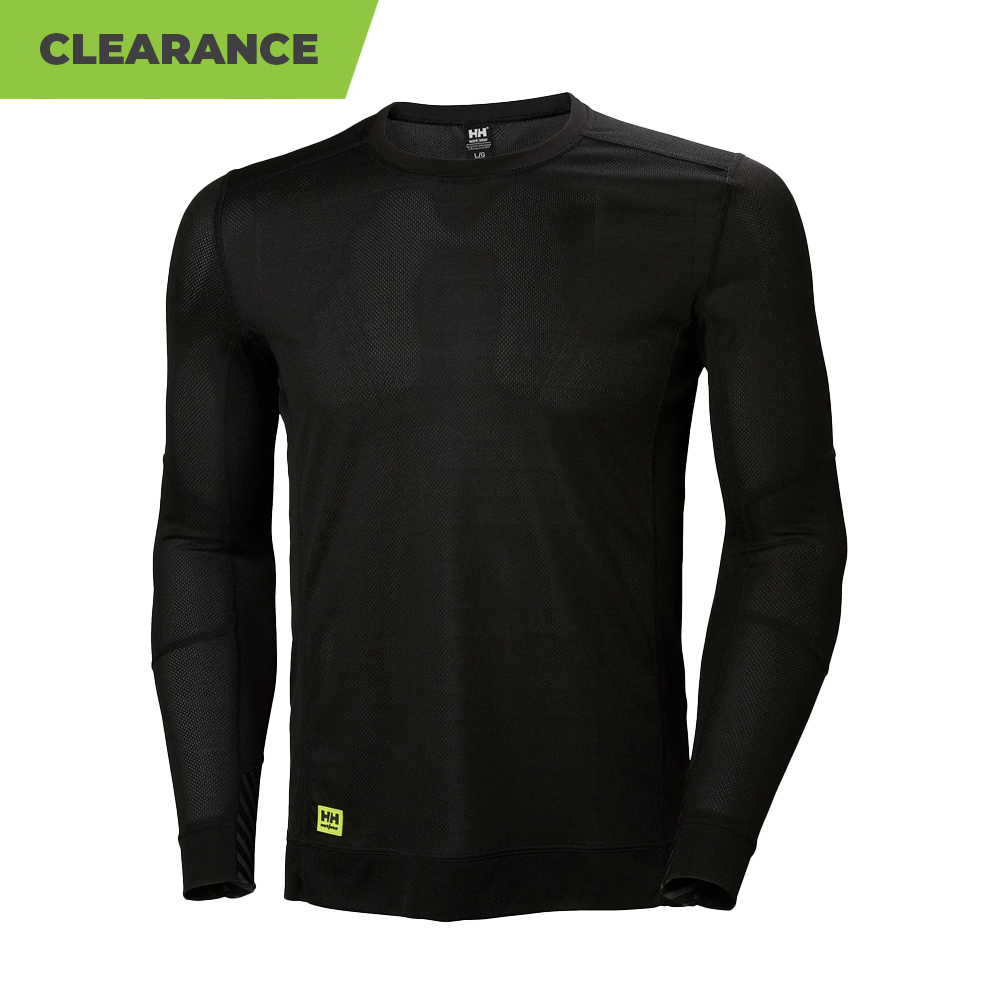 HH 75105 LIFA Base Layer Crewneck - Black - Small