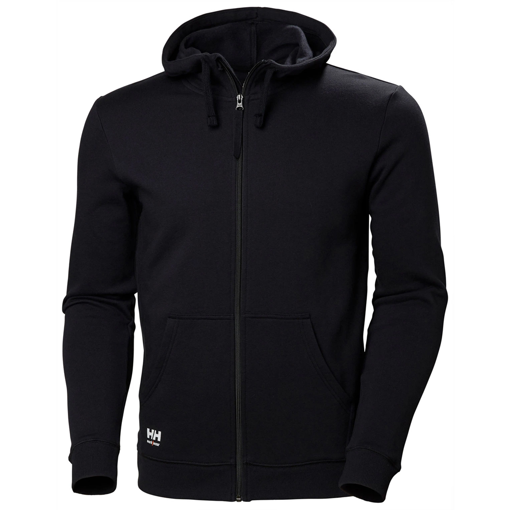 HH 79216 Manchester Zipped Hoodie - Black - XS