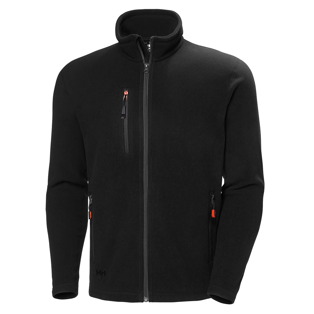 HH 72026 Oxford Polartec Fleece Jacket - Black - XS