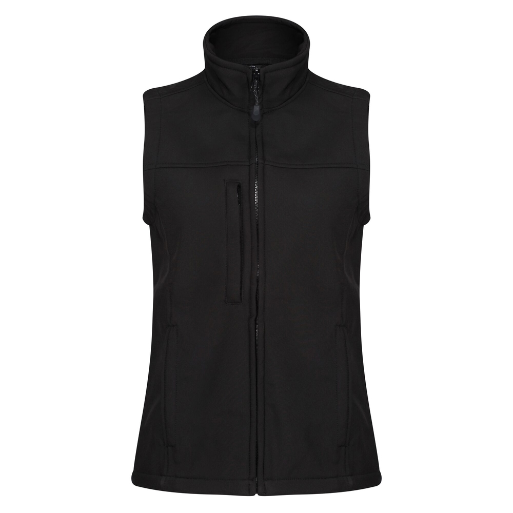 Regatta TRA790 Womens Flux Softshell Bodywarmer - Black - 8