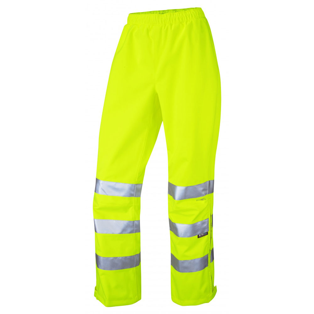 Leo LL02 Hannaford Breathable Over-Trousers - Hi Viz Yellow - 08