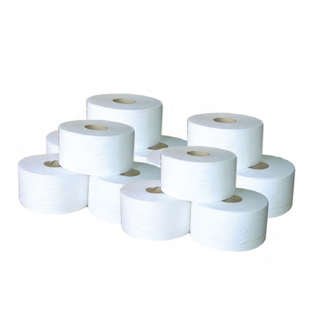 Samco Essentials J26200 Mini Jumbo Toilet Rolls - Pack of 12